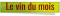 Vin du mois